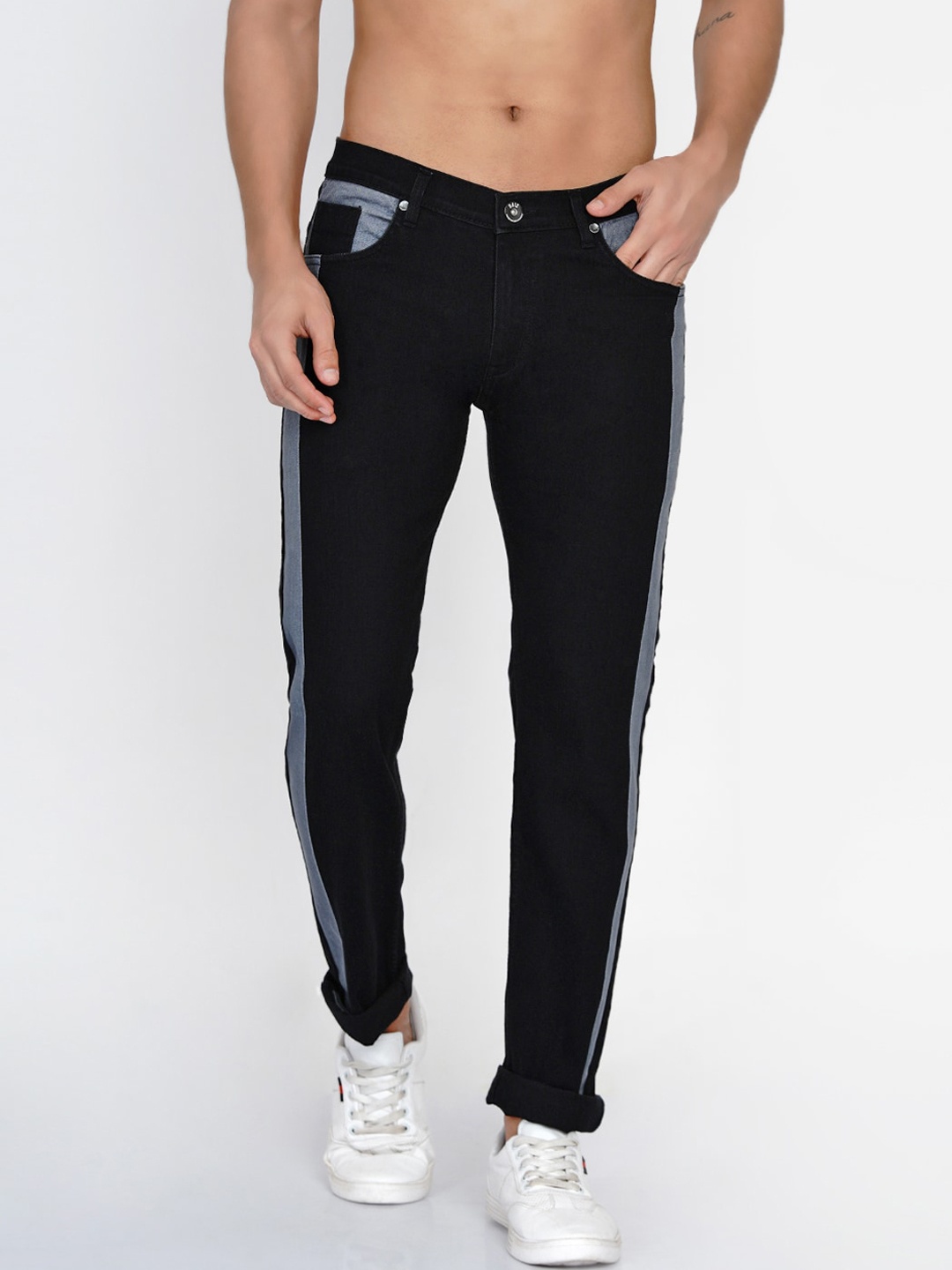 

Dais Men Black Slim Fit Stretchable Jeans