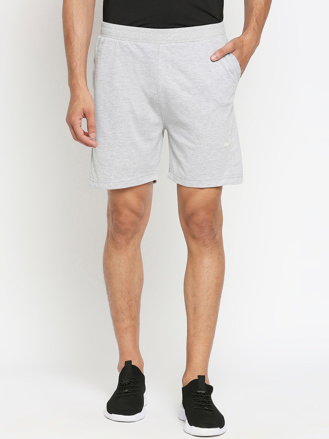 

FiTZ Men Grey Sports Shorts