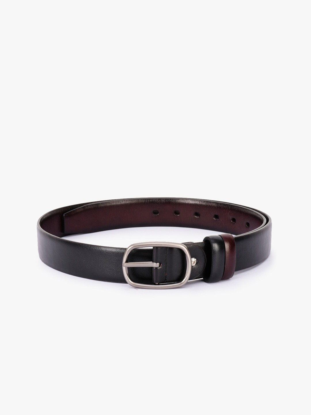 

BuckleUp Men Coffee Brown Leather Reversible Formal Belt
