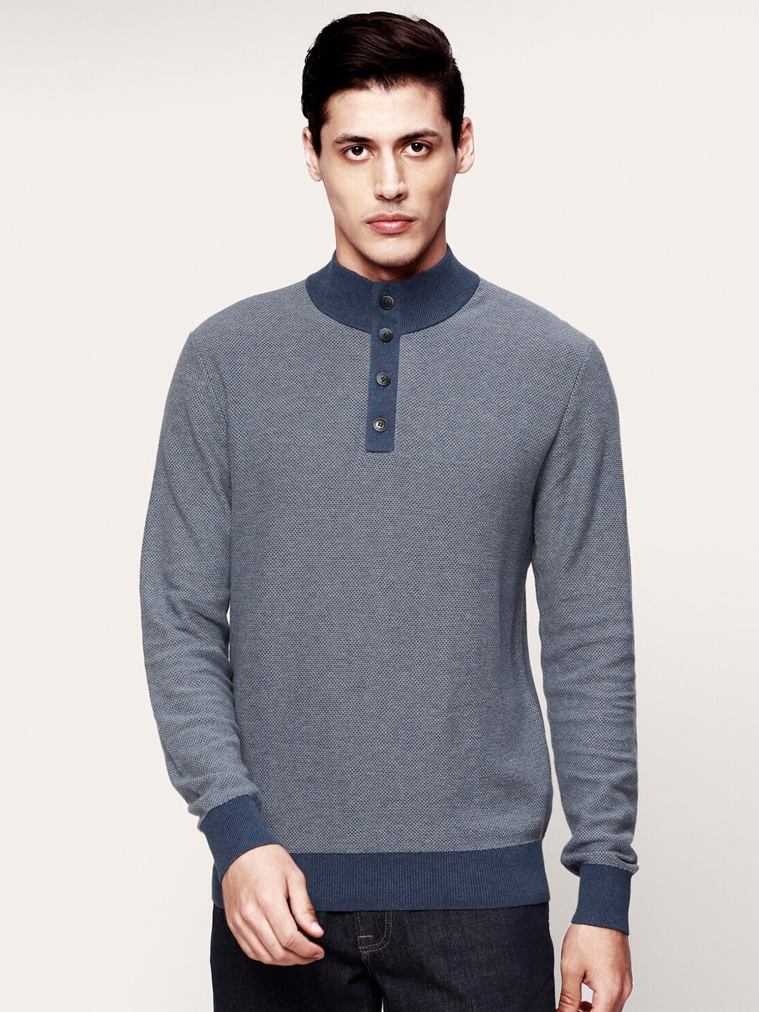 

HACKETT LONDON Men Blue Pullover