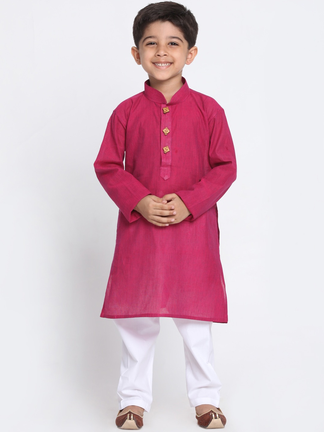 

JBN Creation Boys Purple Pure Cotton Kurta with Pyjamas