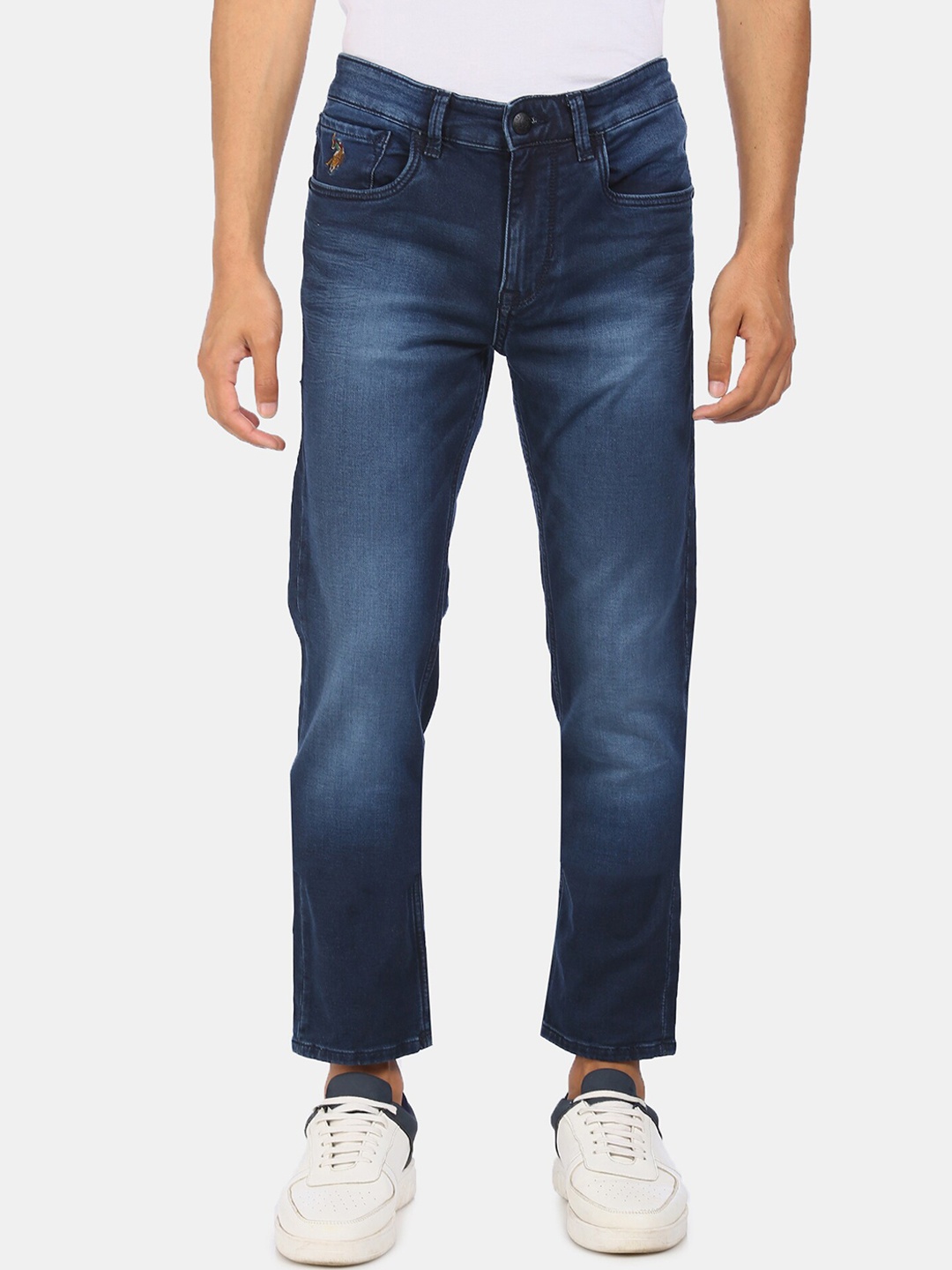 

U.S. Polo Assn. Denim Co. Men Blue Slim Fit Heavy Fade Jeans