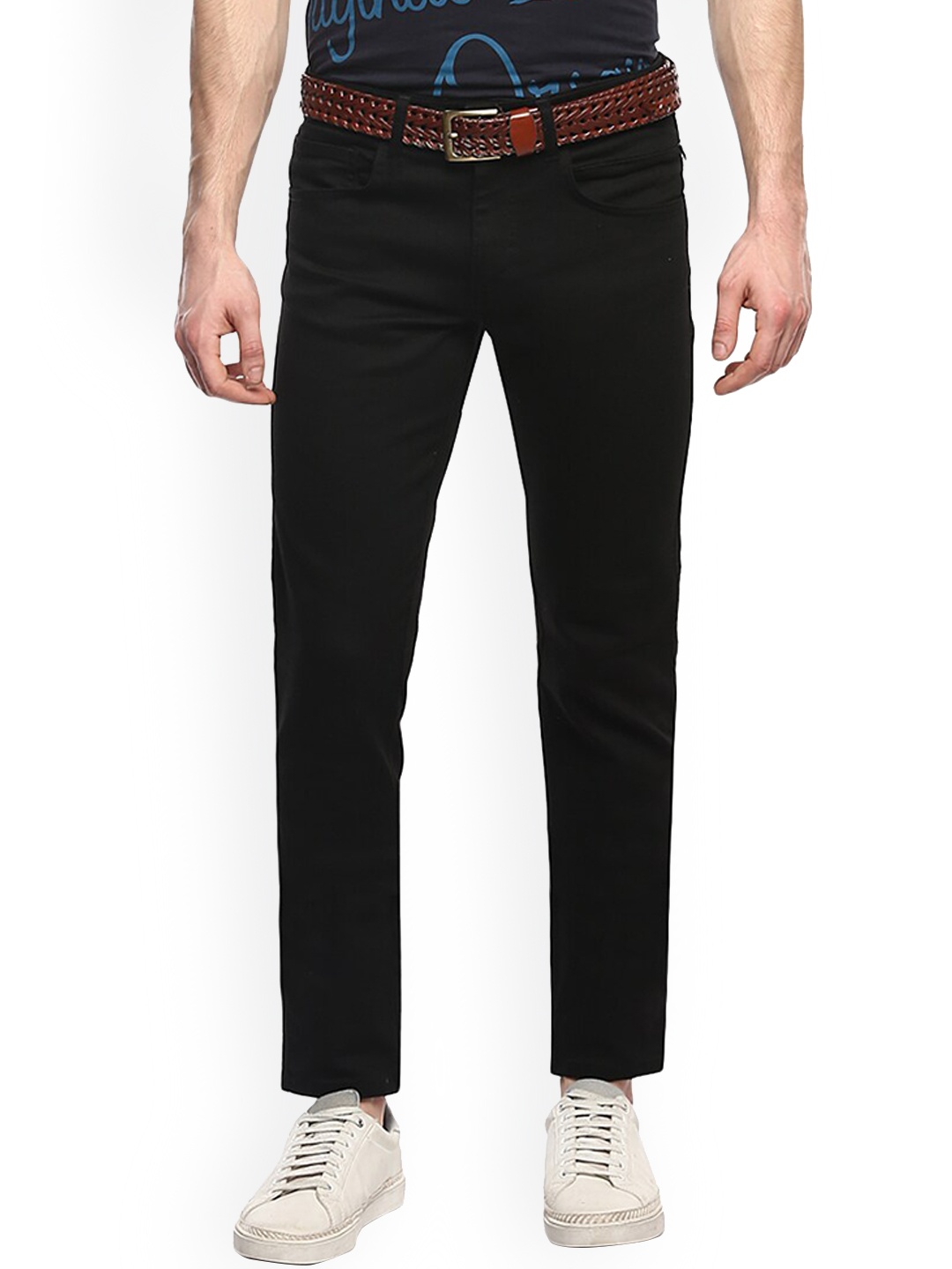 

HACKETT LONDON Men Black Straight Fit Jeans