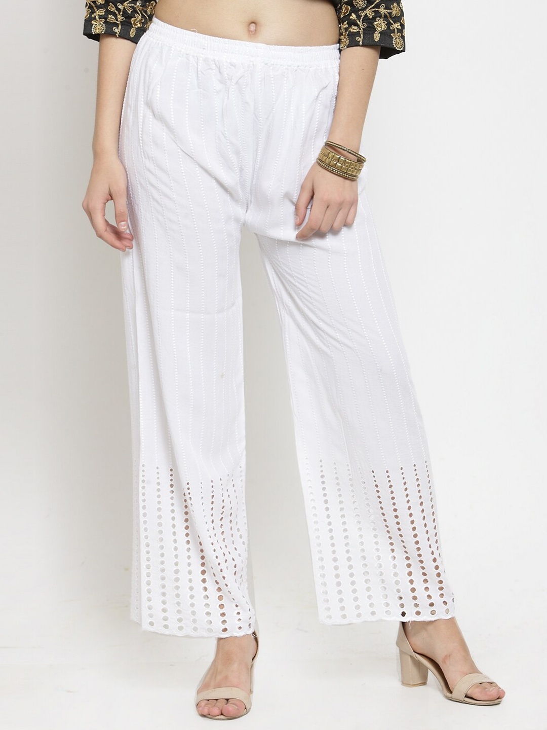

Clora Creation Women White Solid