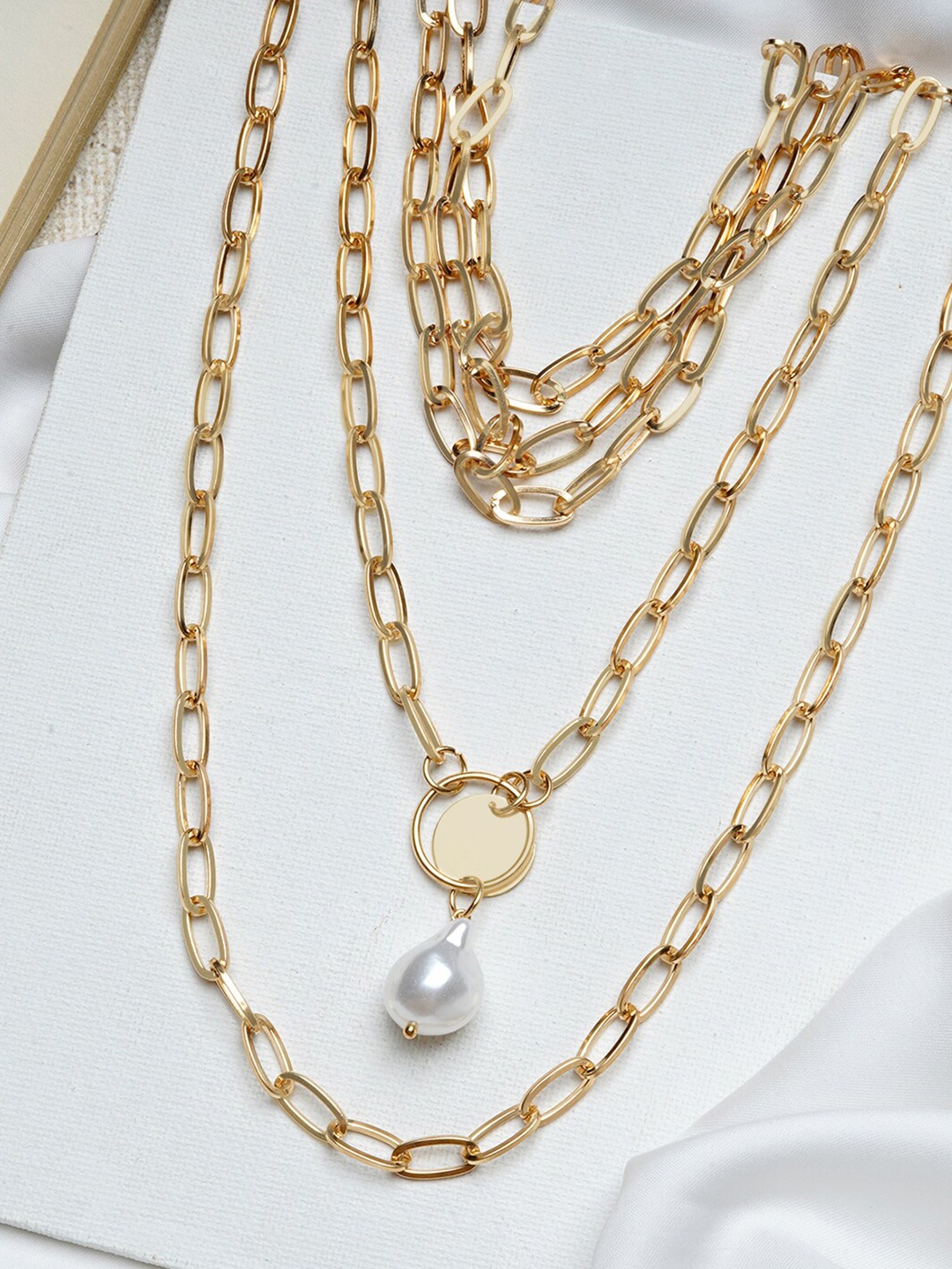

JOKER & WITCH Gold-Toned & White Gold-Plated Necklace