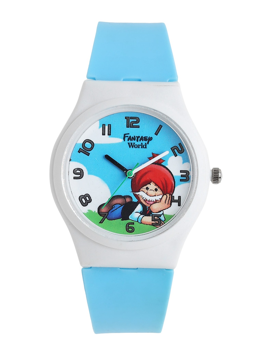 

Fantasy World Kids Blue Printed Dial & Blue Straps Analogue Watch FW-011-WH-S.BL01