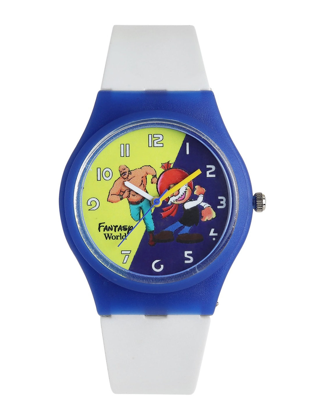

Fantasy World Kids Blue Printed Dial & White Straps Analogue Watch FW-011-D.BL-WH02