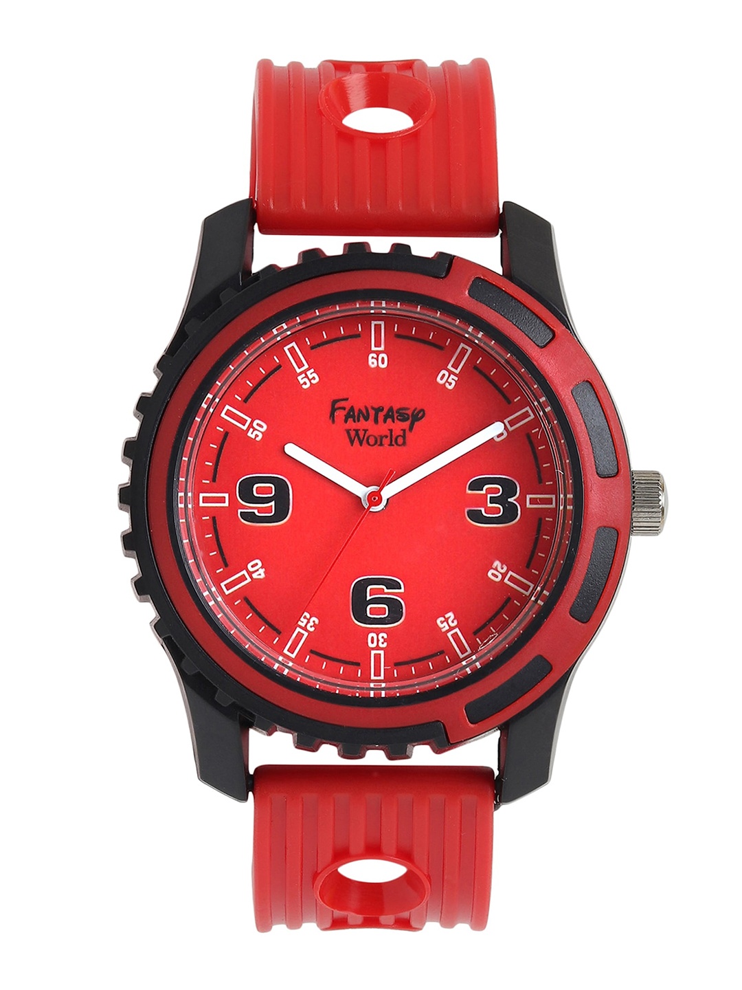 

Fantasy World Kids Red Dial & Red Straps Analogue Watch FW-010-RD-RD