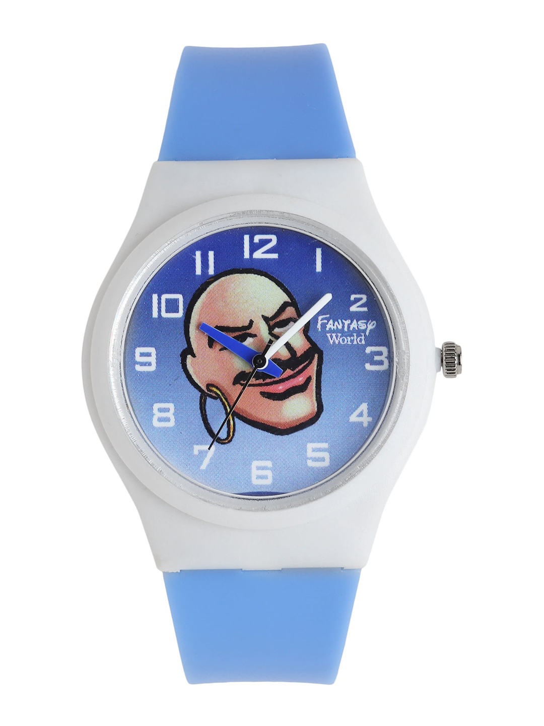 

Fantasy World Kids Blue Printed Dial & Blue Straps Analogue Watch FW-011-WH-L.BL01