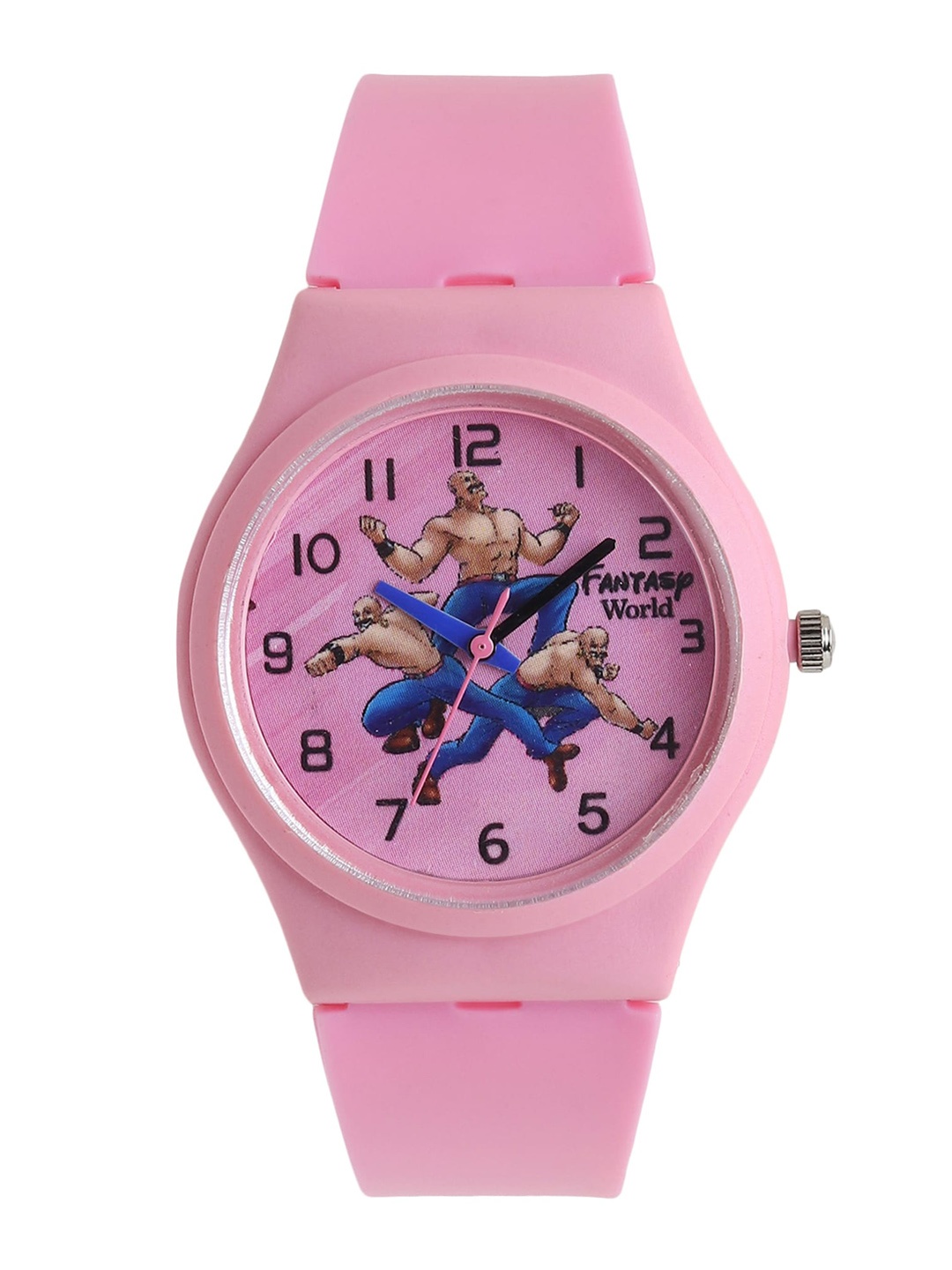 

Fantasy World Kids Pink Printed Dial & Pink Straps Analogue Watch FW-011-PK-PK01