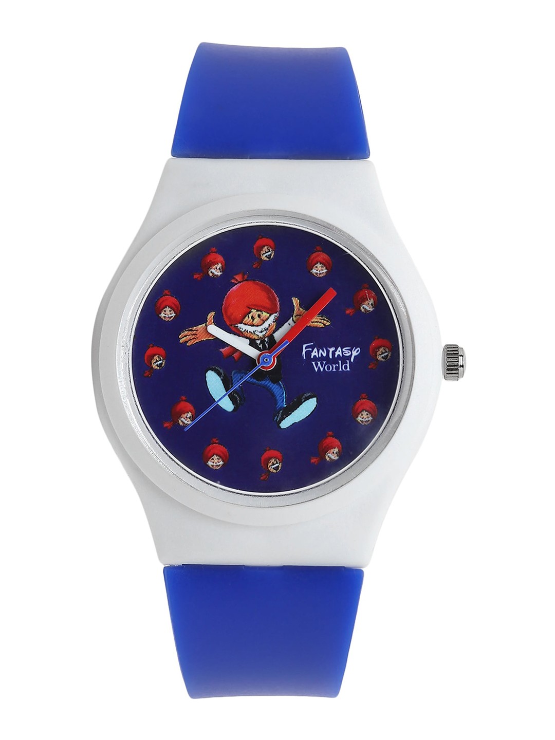 

Fantasy World Kids Blue Printed Dial & Blue Straps Analogue Watch FW-011-WH-D.BL01