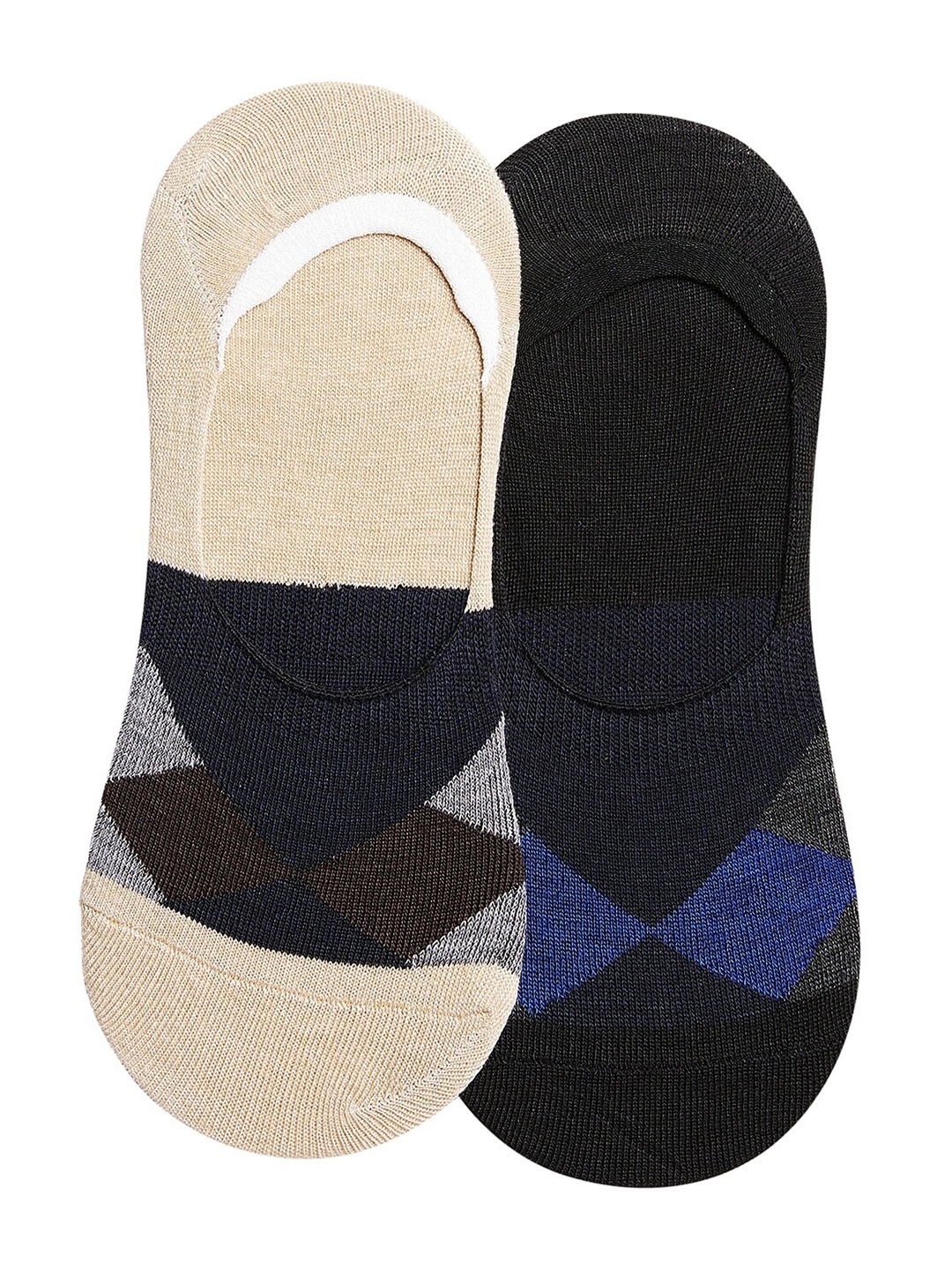 

SECRETS BY ZEROKAATA Women Pack Of 2 Assorted Patterned Shoe Liner Socks