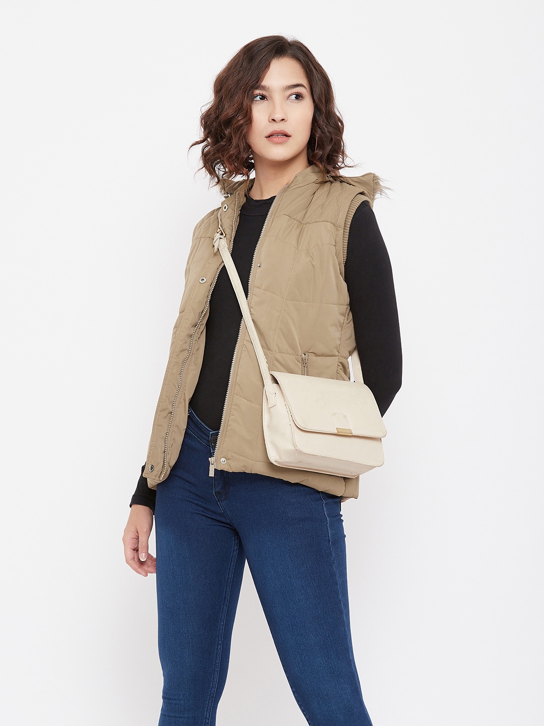 

Crimsoune Club Women Beige Padded Jacket