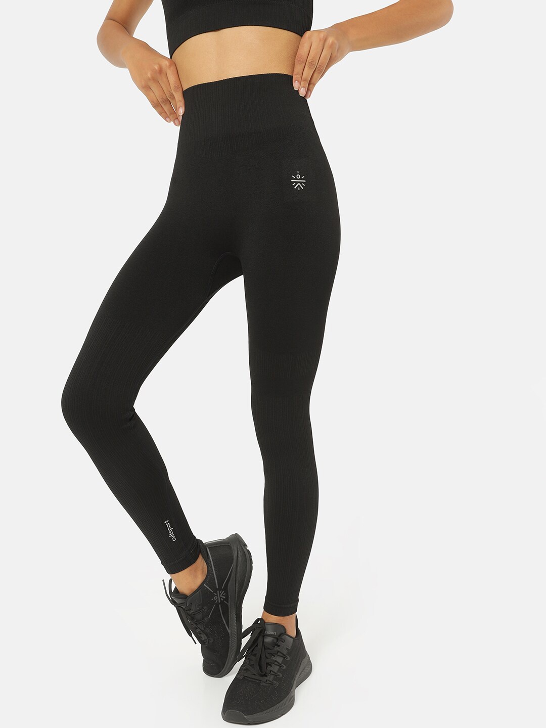 

CULT Women Seamless Sculpt Leggings, Black