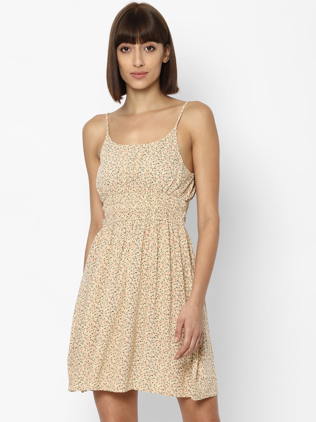 

AMERICAN EAGLE OUTFITTERS Yellow Floral Dress