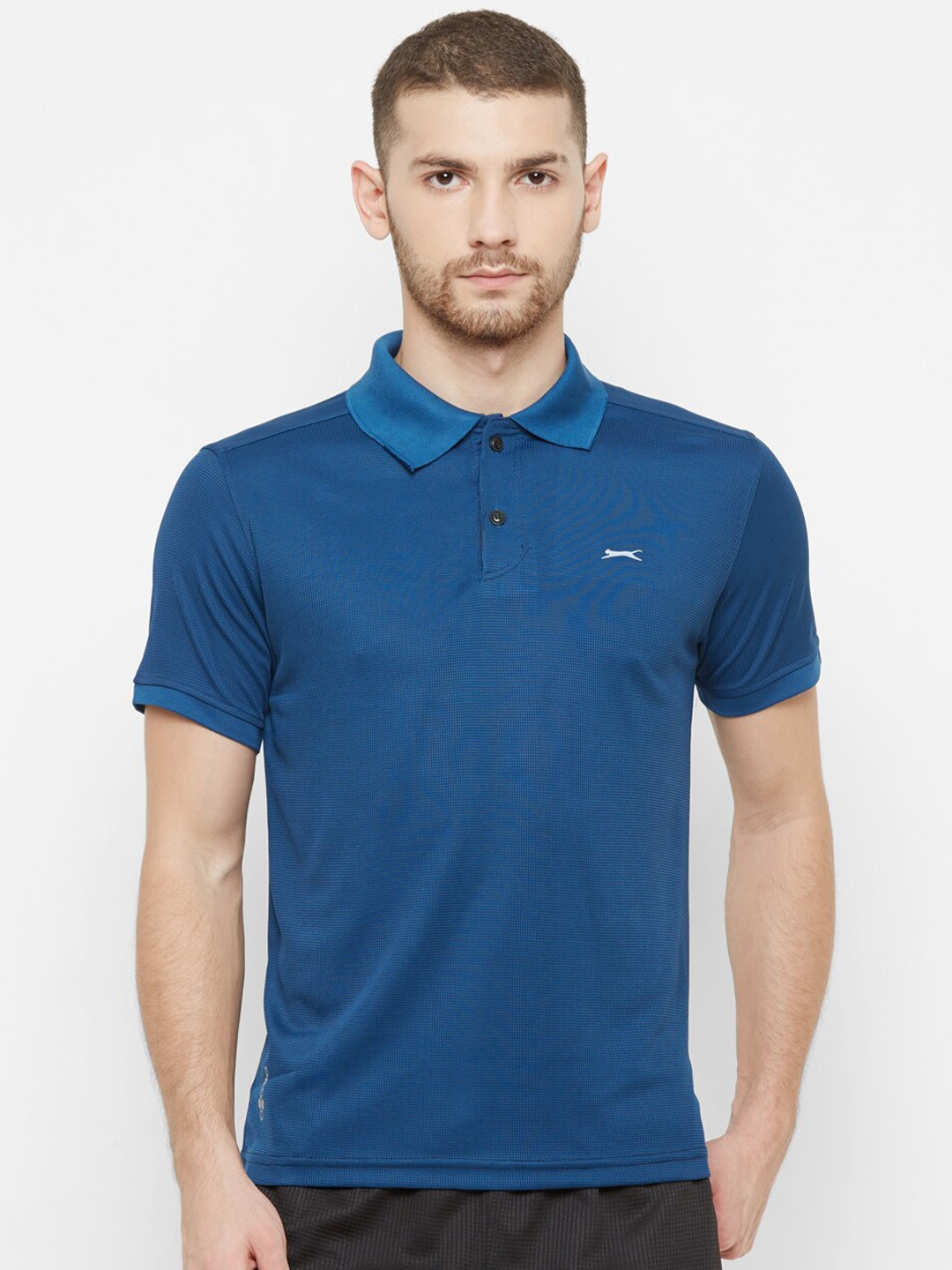 

Black Panther Men Blue Polo Collar T-shirt