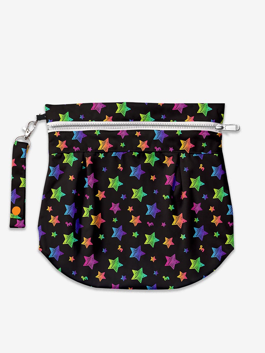 

SuperBottoms Kids Black & Green Printed Sustainable Waterproof Reversible Bag