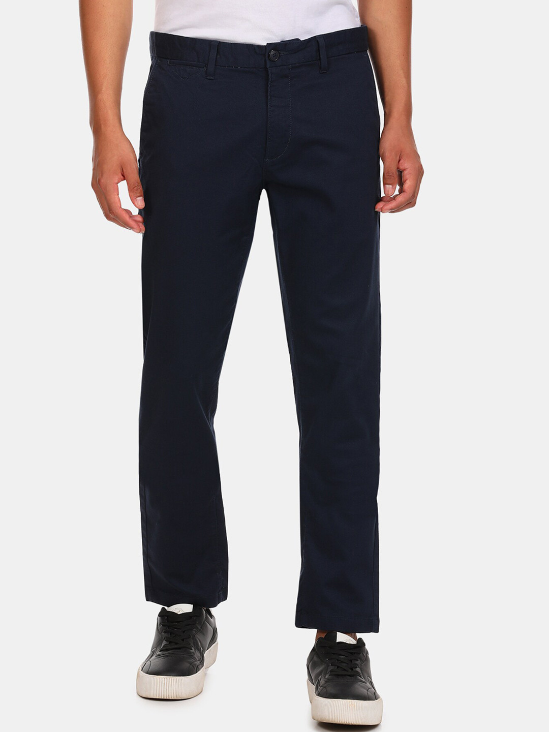 

U S Polo Assn Men Blue Chinos Trousers