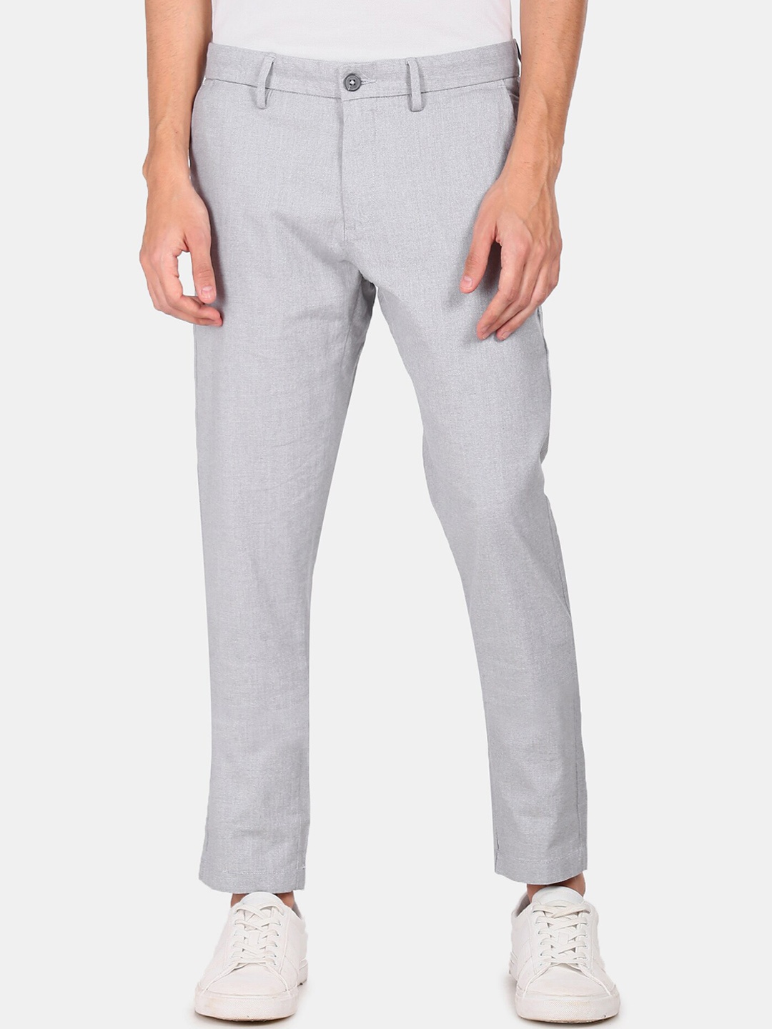 

U S Polo Assn Men Grey Trousers