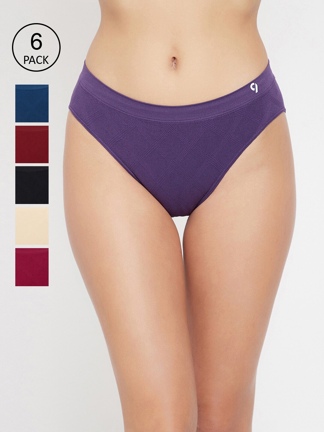 

C9 AIRWEAR Women Seamless Pack Of 6 Assorted Basic Briefs