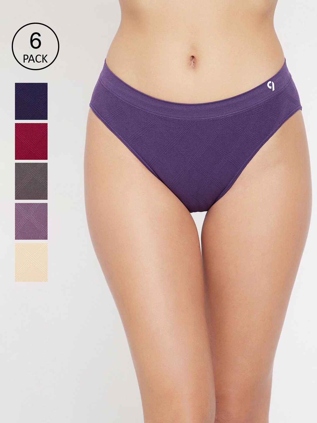 

C9 AIRWEAR Women Seamless Pack Of 6 Assorted Basic Briefs