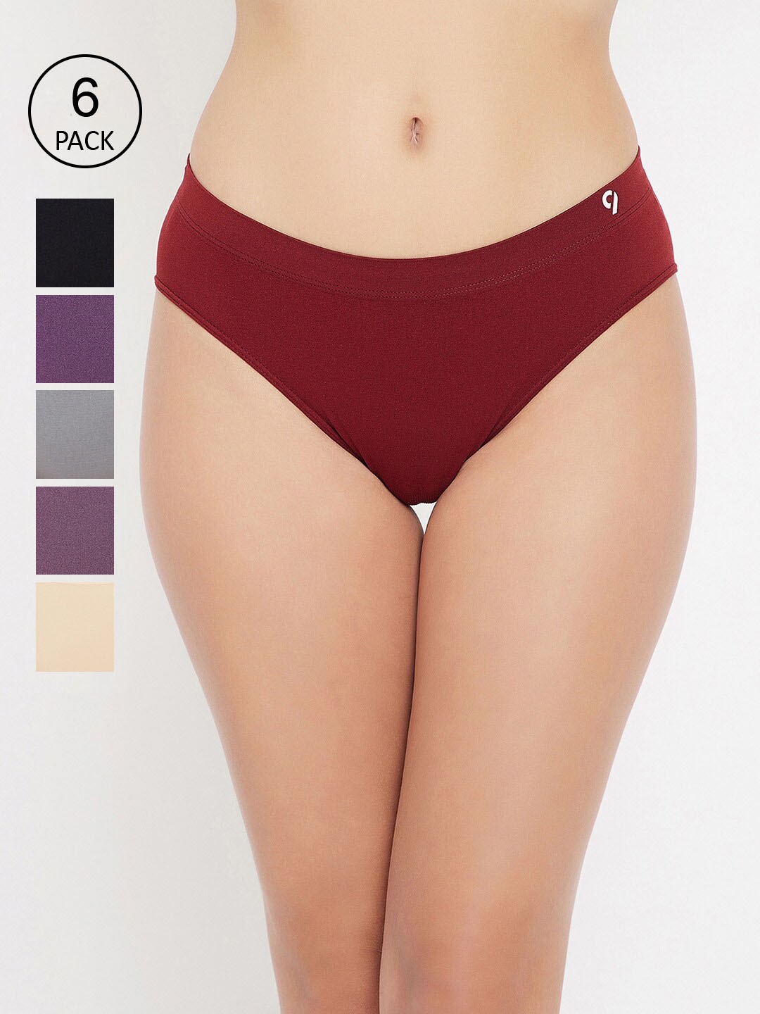 

C9 AIRWEAR Women Pack Of 6 Assorted Seamless Basic Briefs P1103_PACK14_PACK15