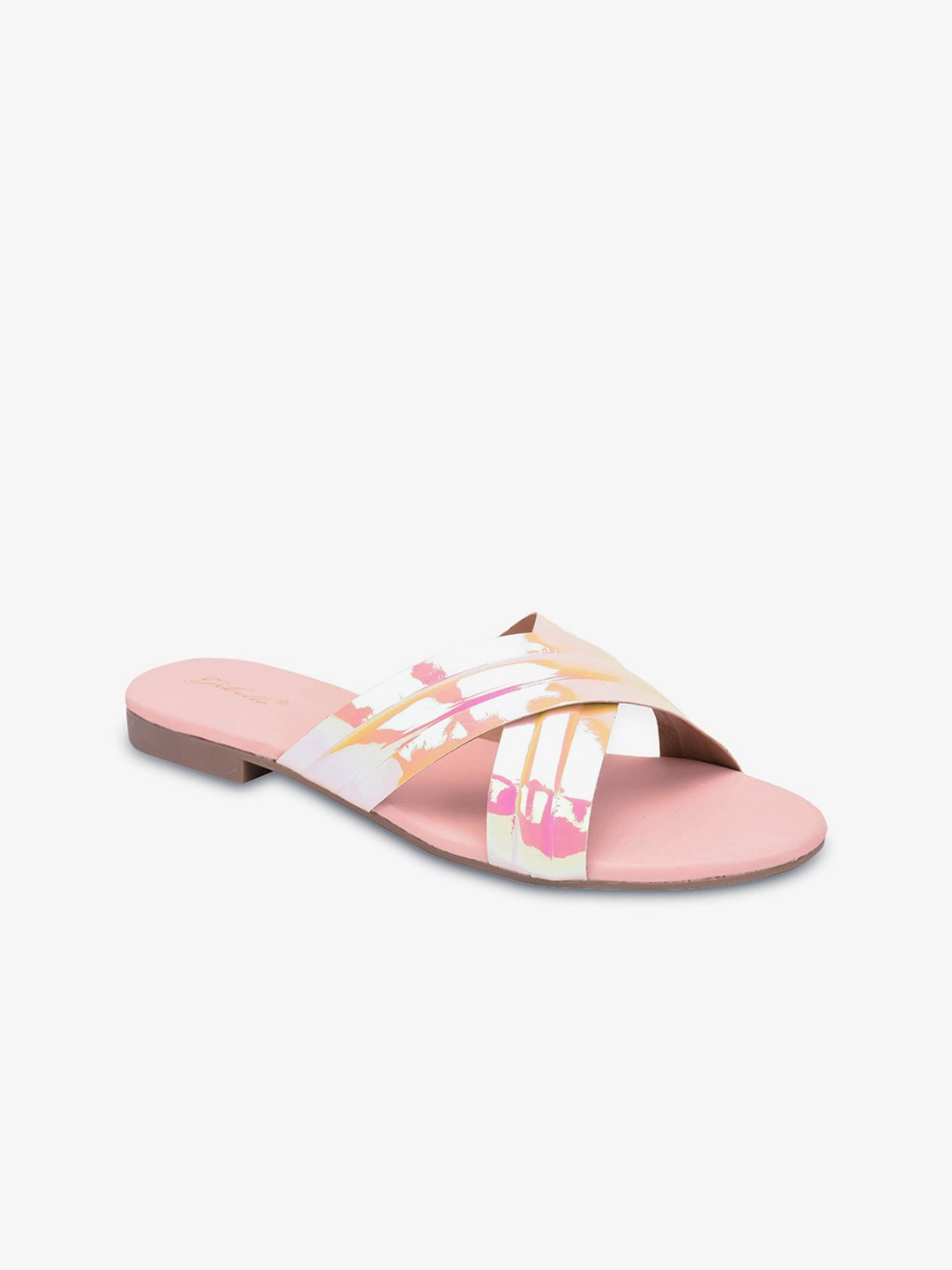 

Gibelle Women Pink Open Toe Flats