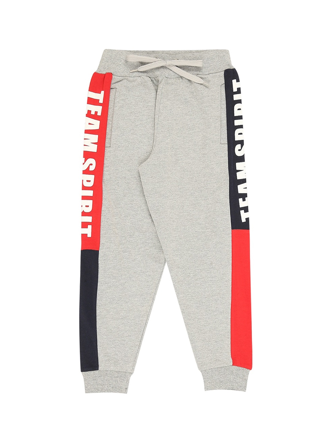 

RAINE AND JAINE Boys Grey & Red Jogger Track Pants