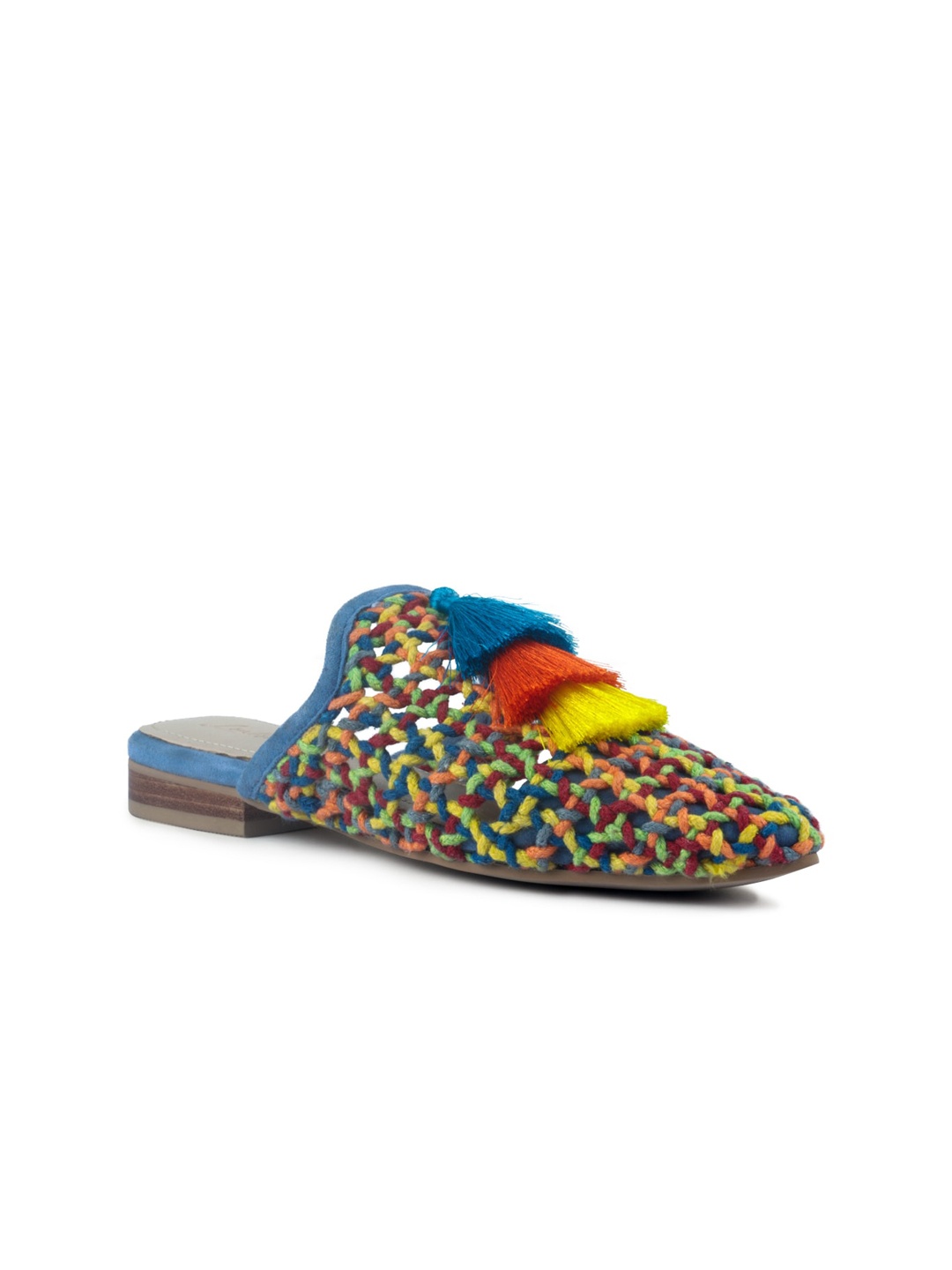 

London Rag Women Multicoloured Mules With Tassels, Multi