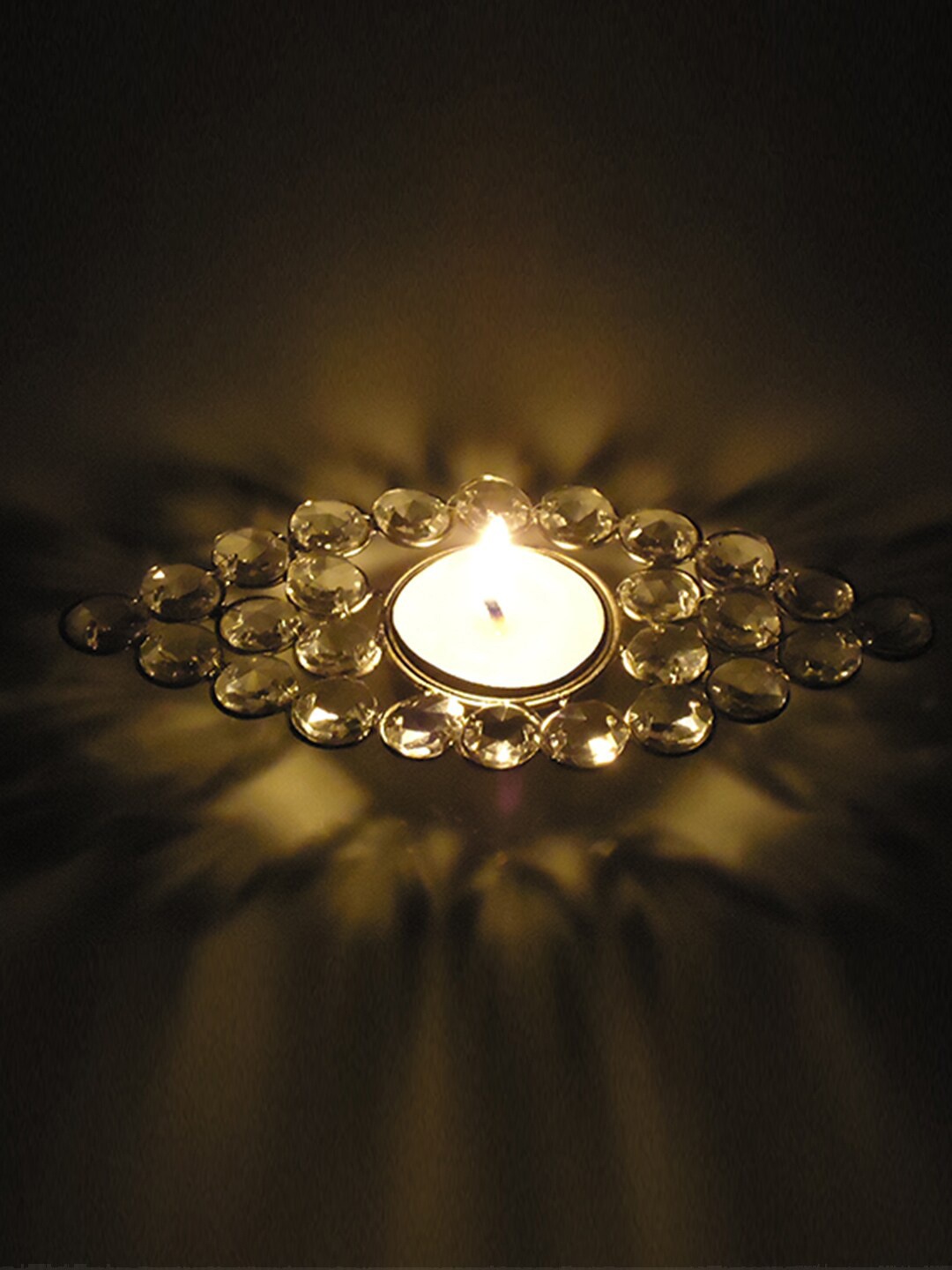 

WENS Silver-Toned Boat Shaped Votive Tea Light Candle Holder