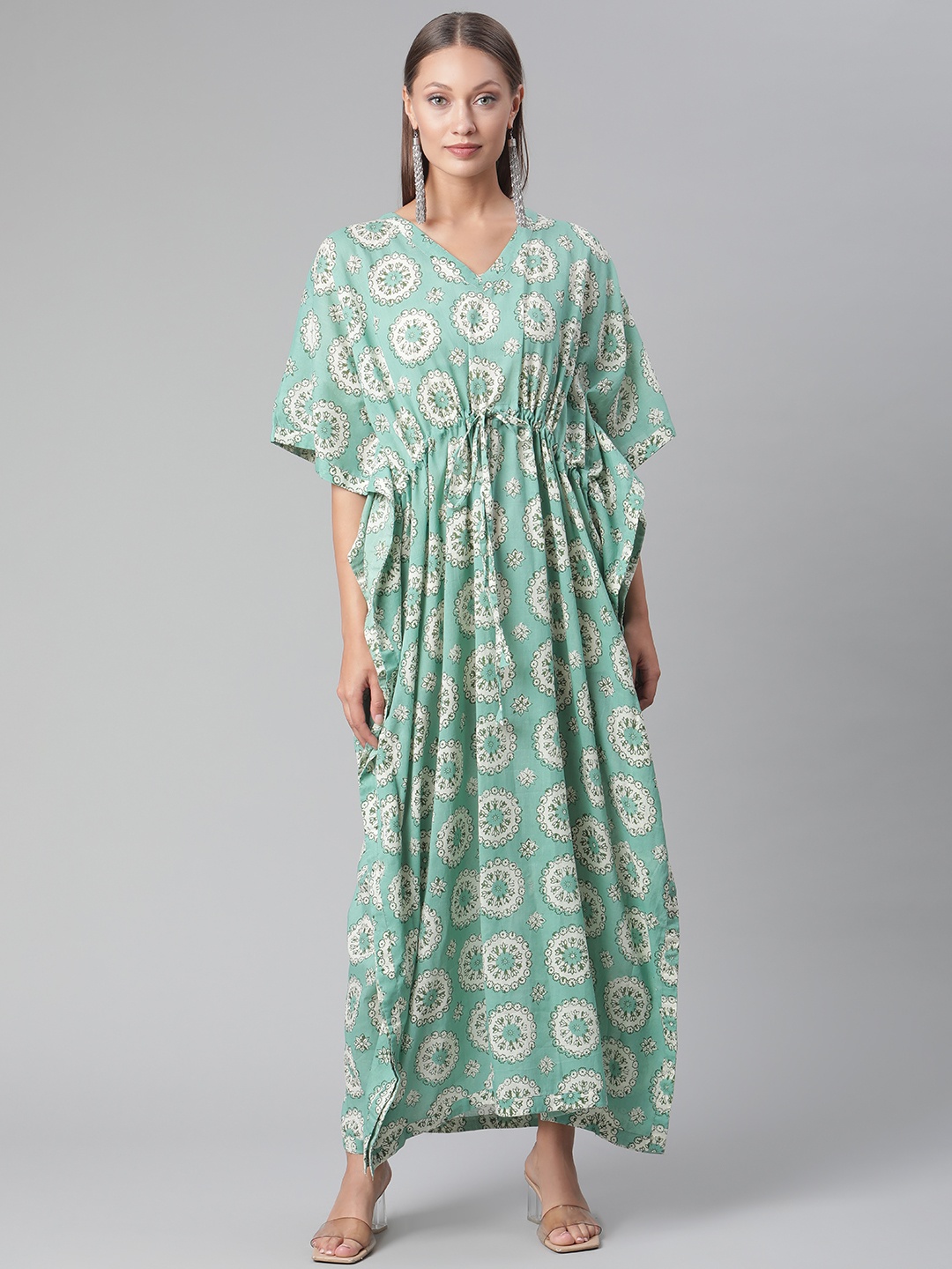 

Divena Gorgeous Sea Green Printed kurta