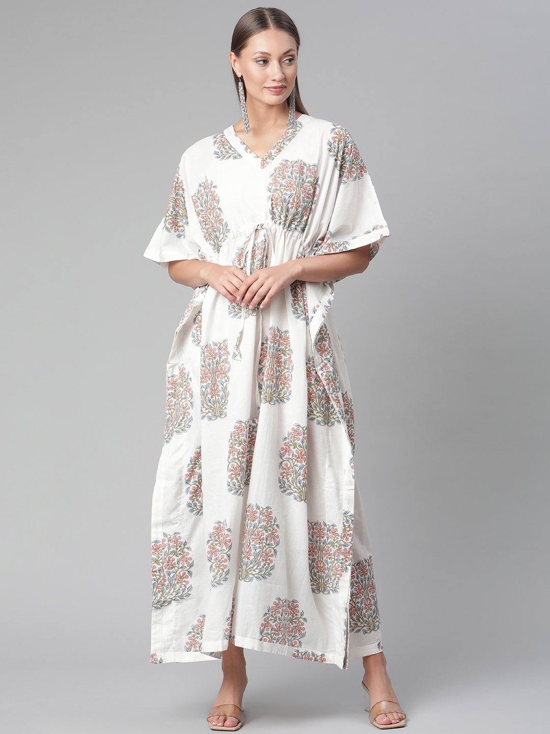 

Divena Classic White Printed kurta
