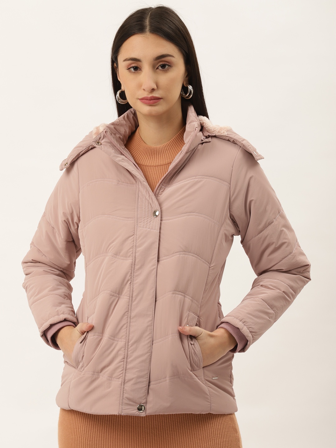

Duke Women Pink Padded Jacket