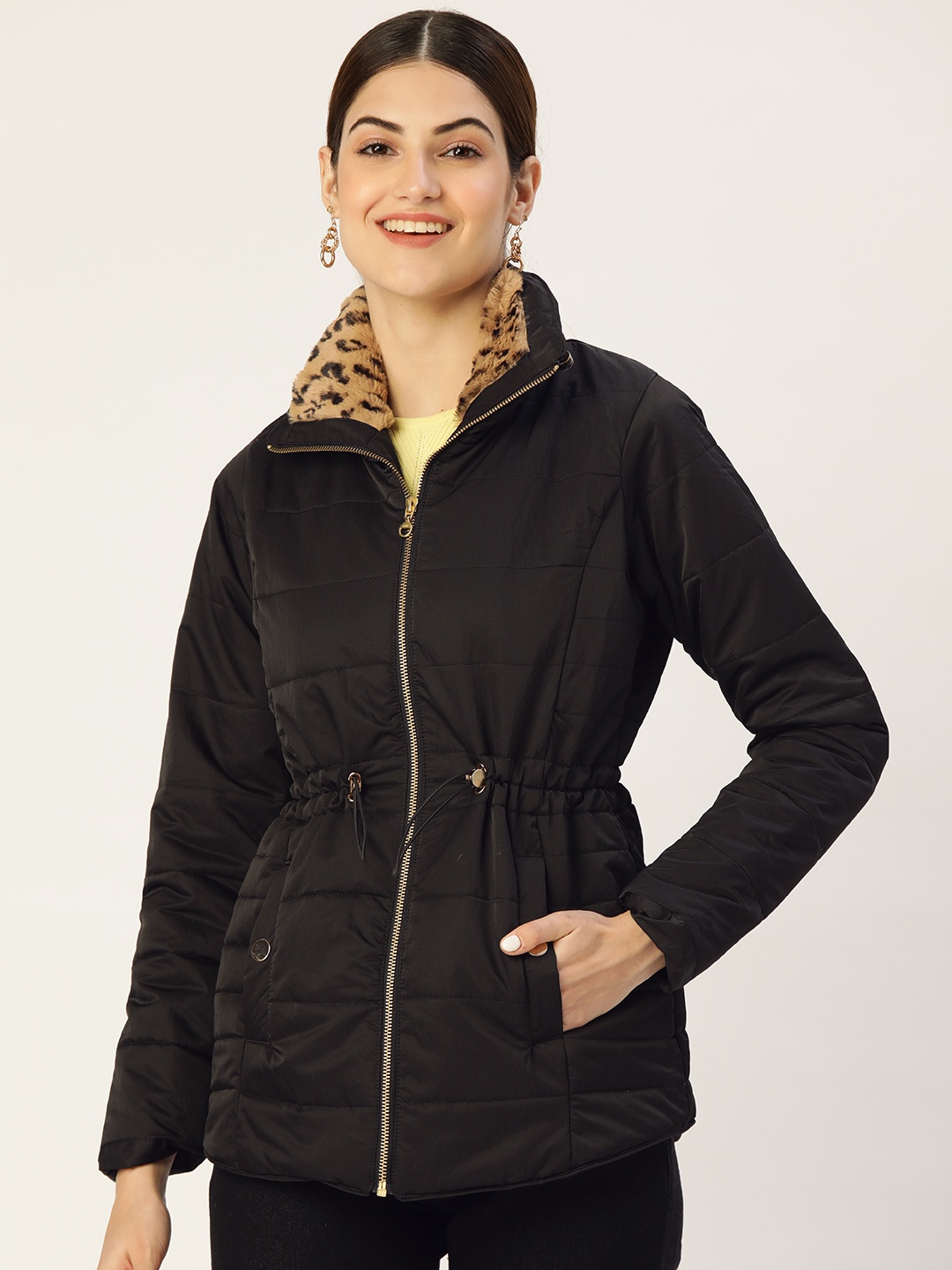 

Duke Women Black Longline Padded Jacket