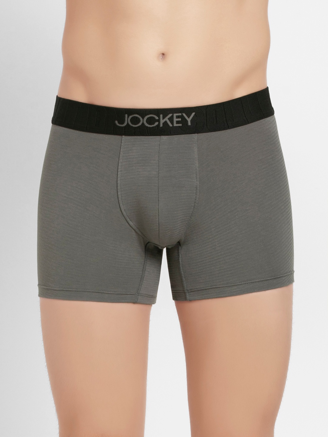 

Jockey Men Grey Solid Trunks