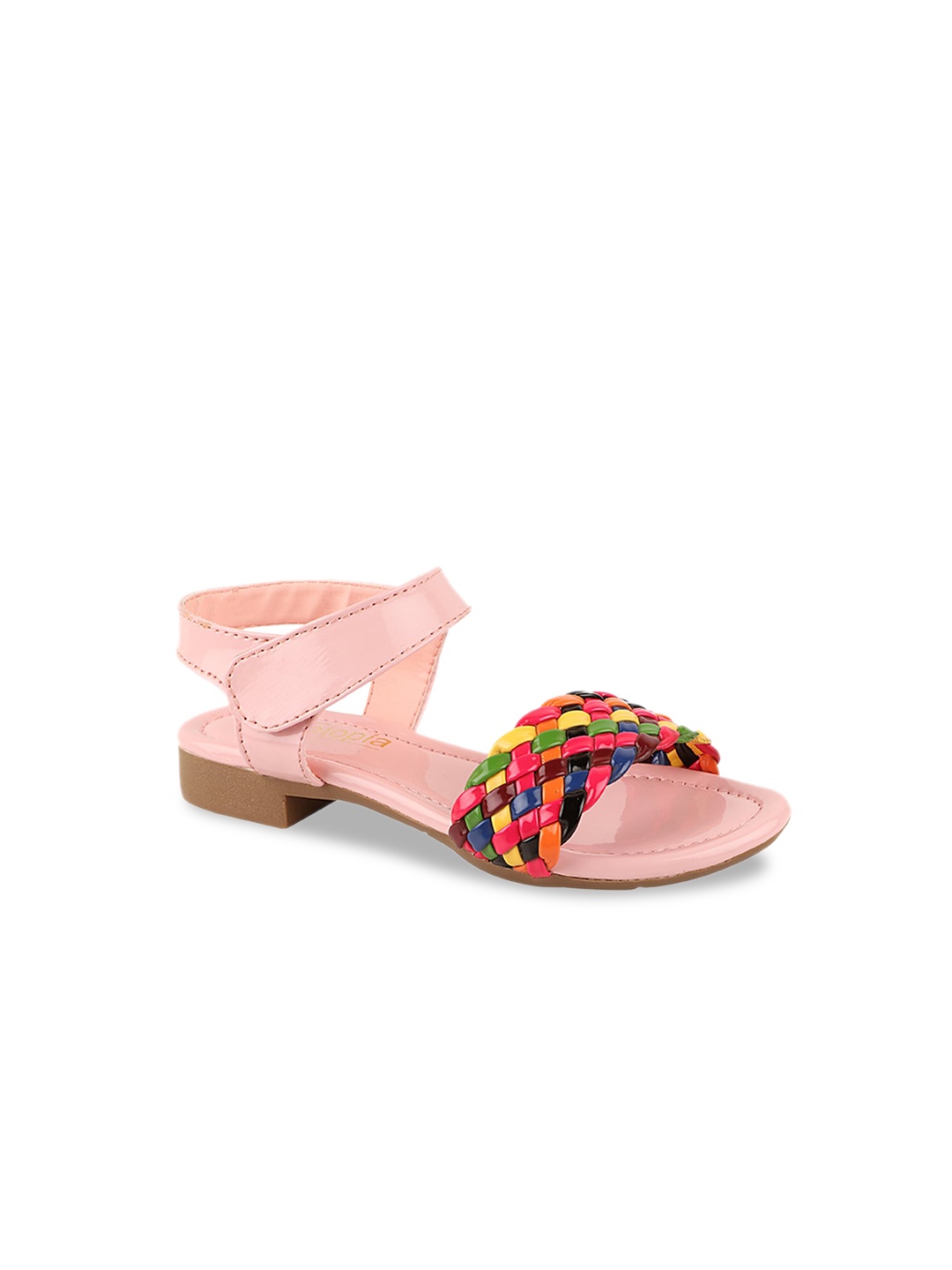 

Shoetopia Girls Pink Open Toe Flats