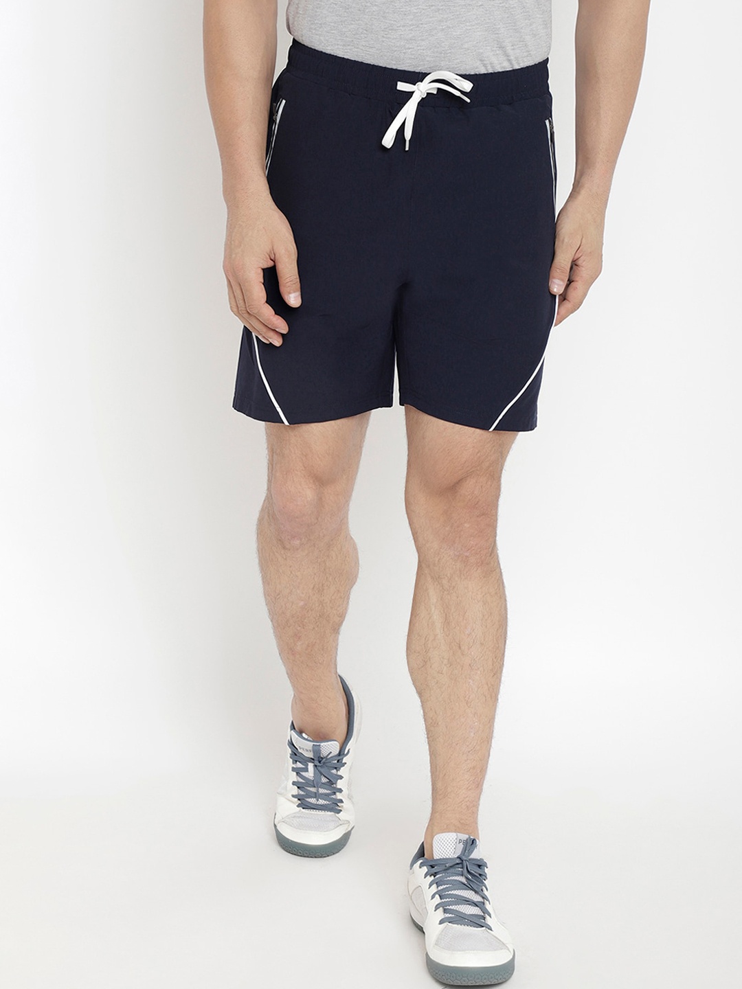 

PERFKT-U Men Navy Blue Hydra-Cool Sports Shorts