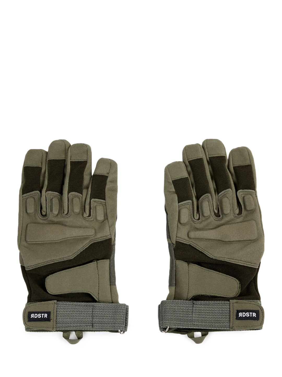 

Roadster Men Olive Green Motor Bike Hand Gloves