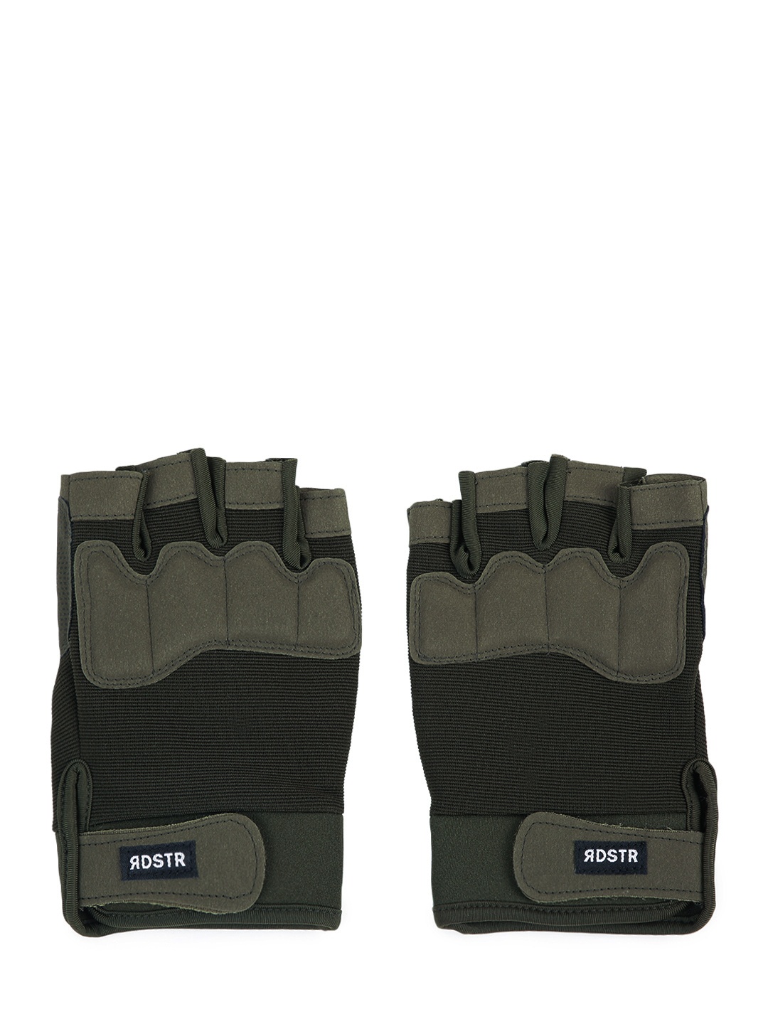 

Roadster Men Olive Green Motor Bike Hand Gloves