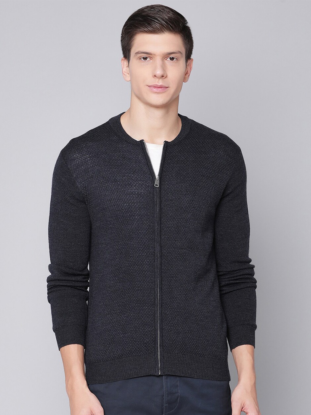 

Bruun & Stengade Men Charcoal Cardigan