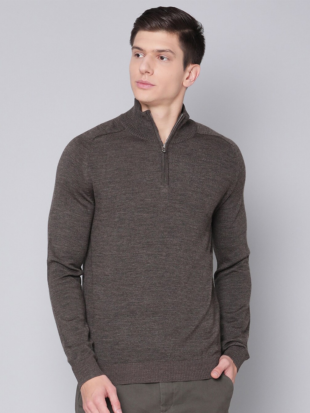 

Bruun & Stengade Men Brown Pullover