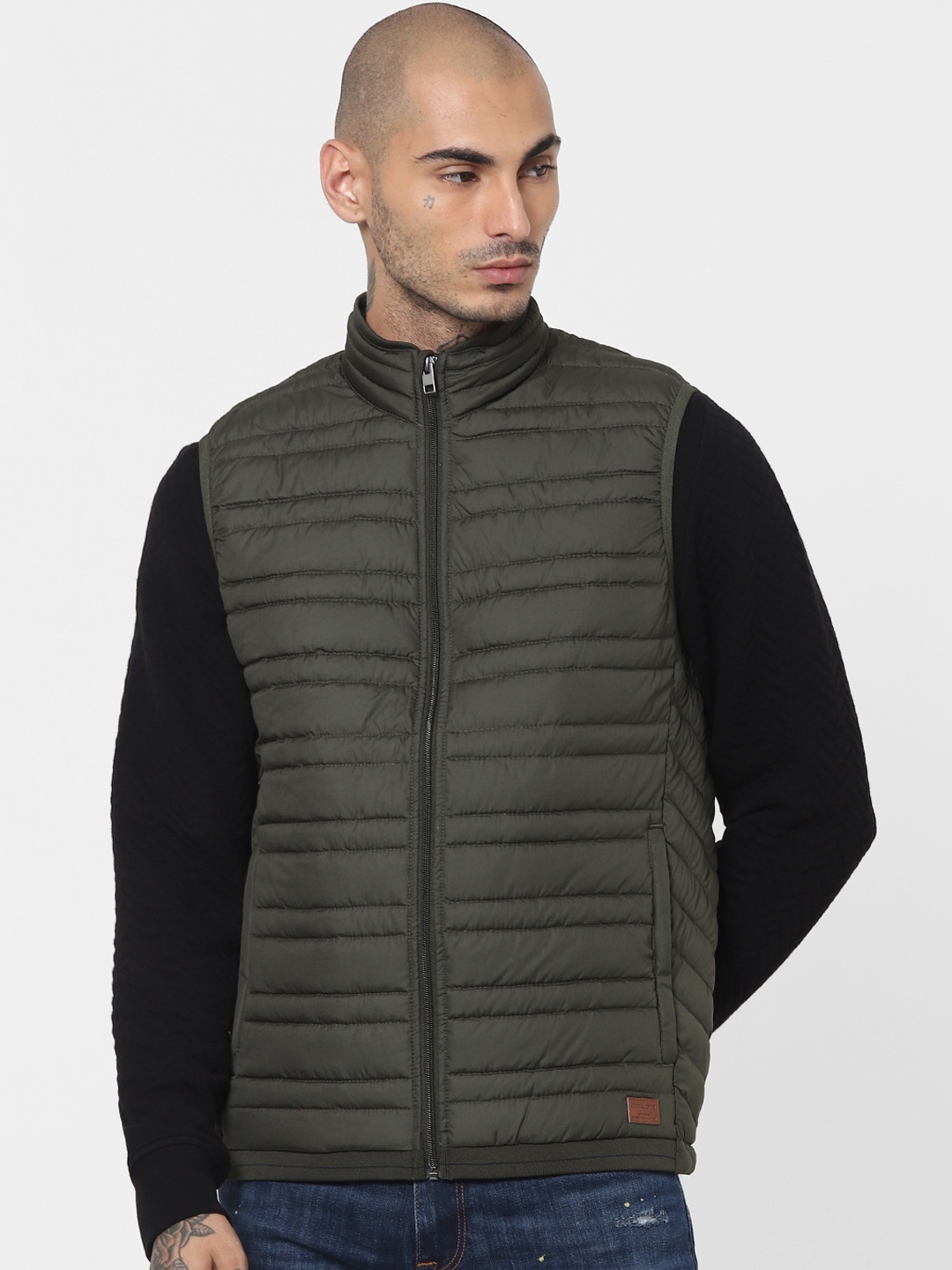 

Jack & Jones Men Green Puffer Jacket