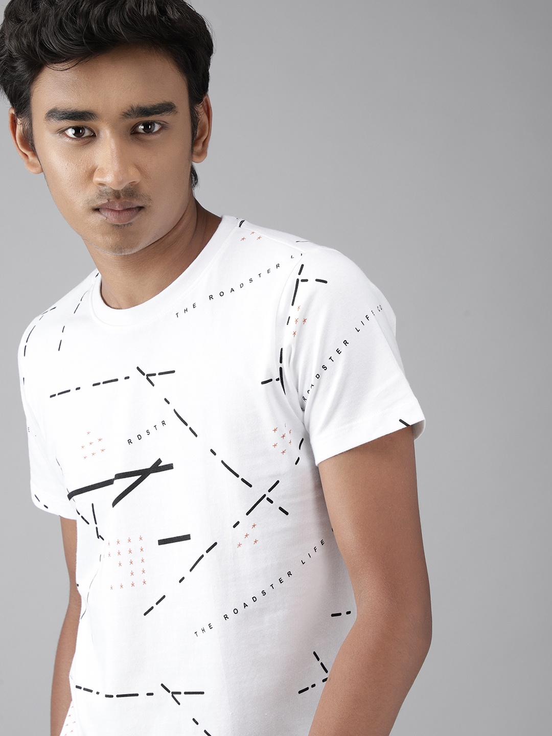 

UTH by Roadster Boys White Printed T-shirt