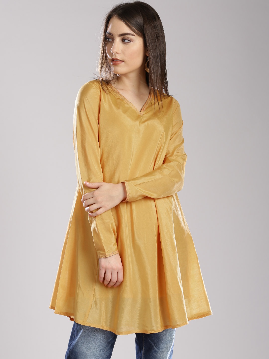 

Fabindia Mustard Yellow Tunic