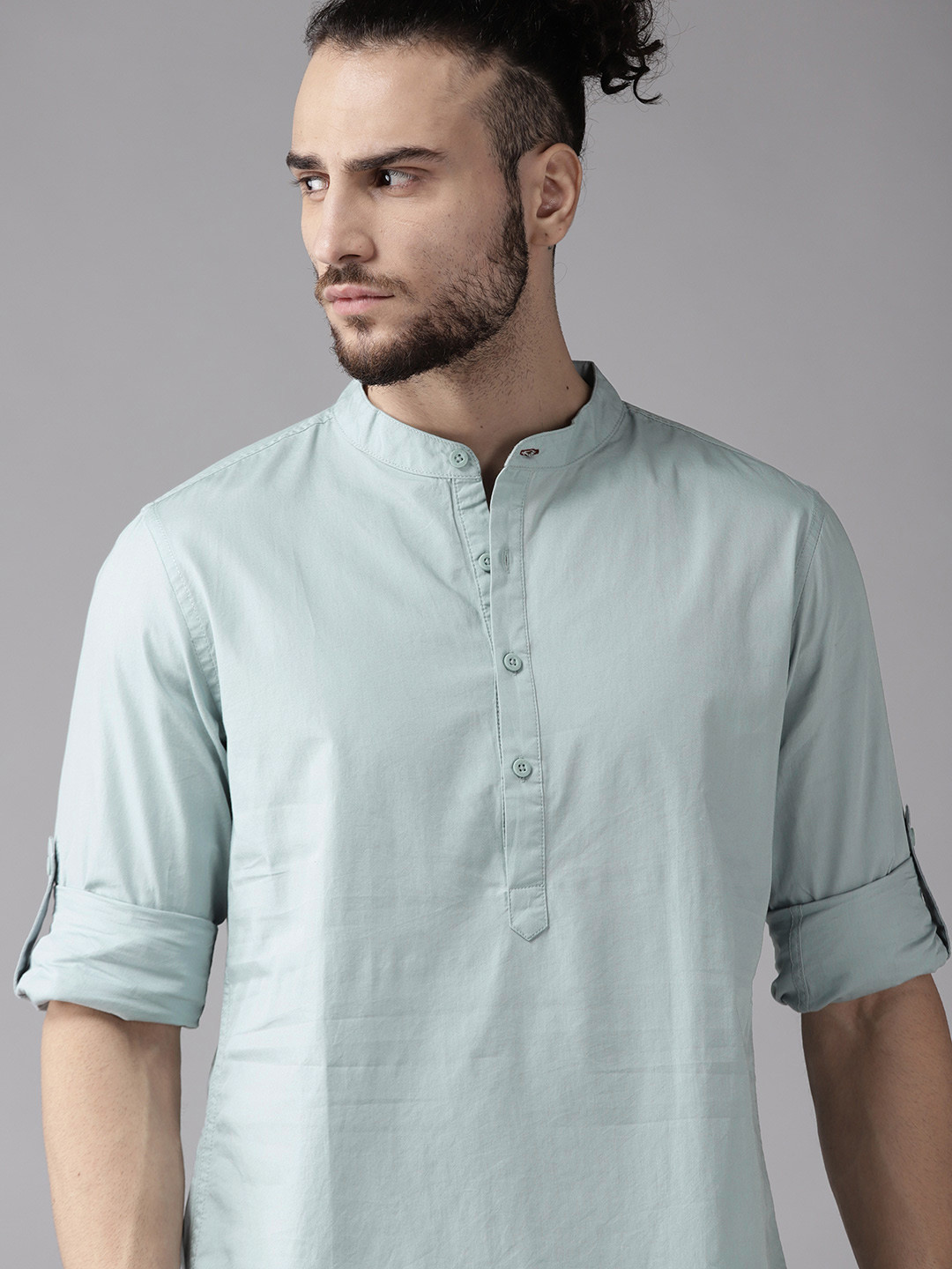 

Roadster Men Blue Solid Casual Shirt