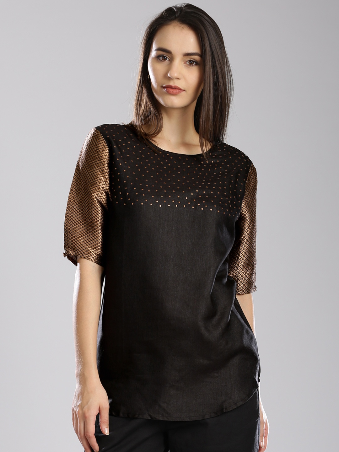 

Fabindia Black Kurti