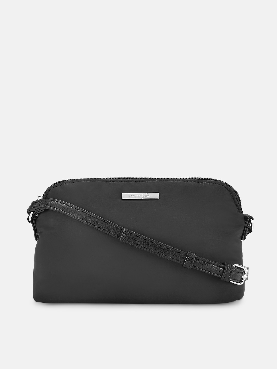 

Forever Glam by Pantaloons Black Structured Sling Bag