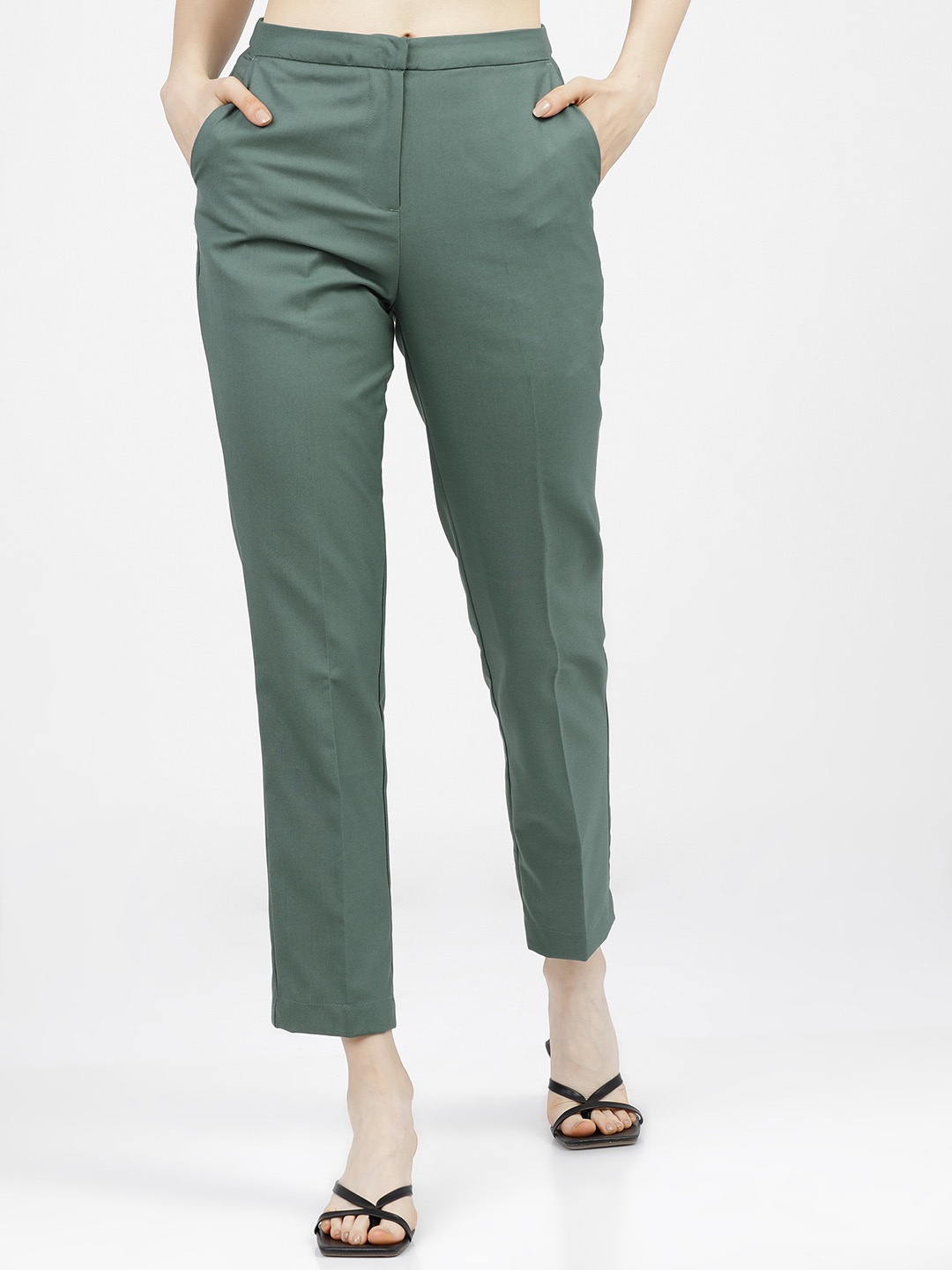 

Tokyo Talkies Women Green Trousers