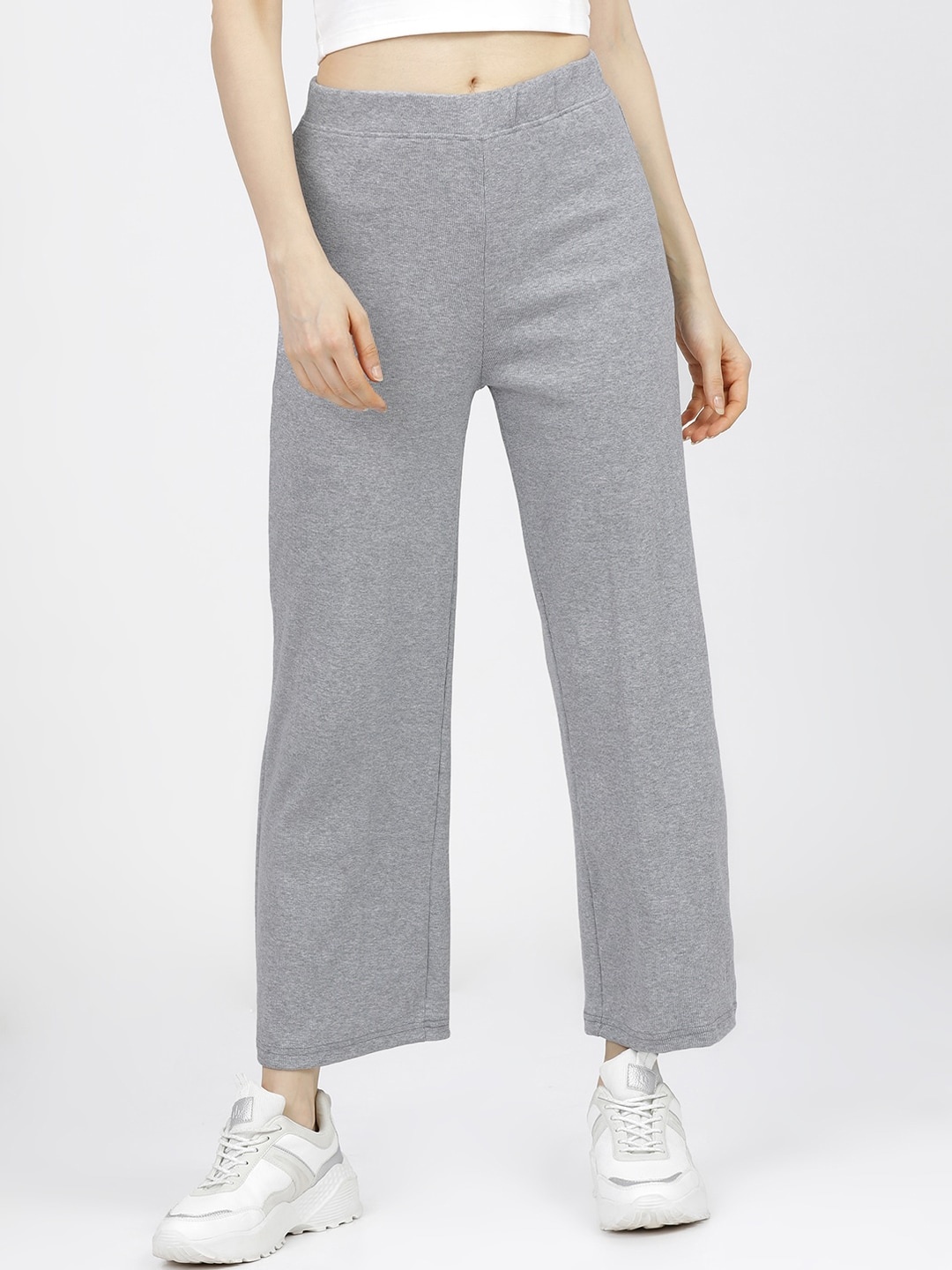 

Tokyo Talkies Women Grey Trousers