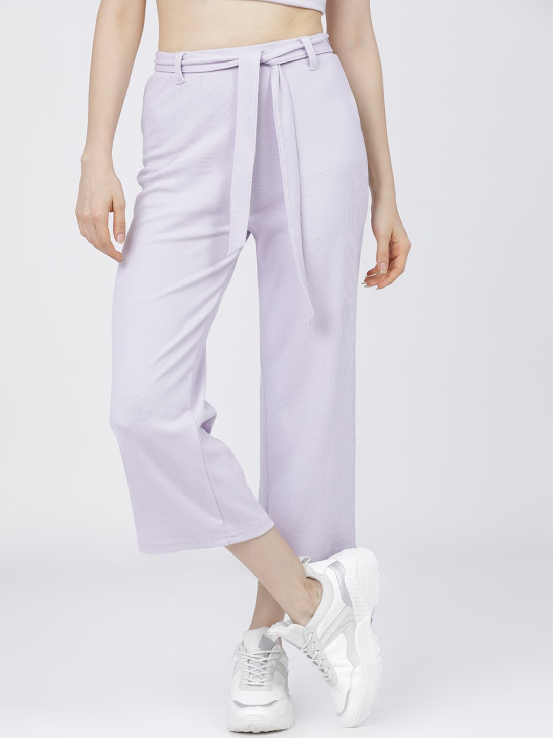 

Tokyo Talkies Women Purple Culottes Trousers
